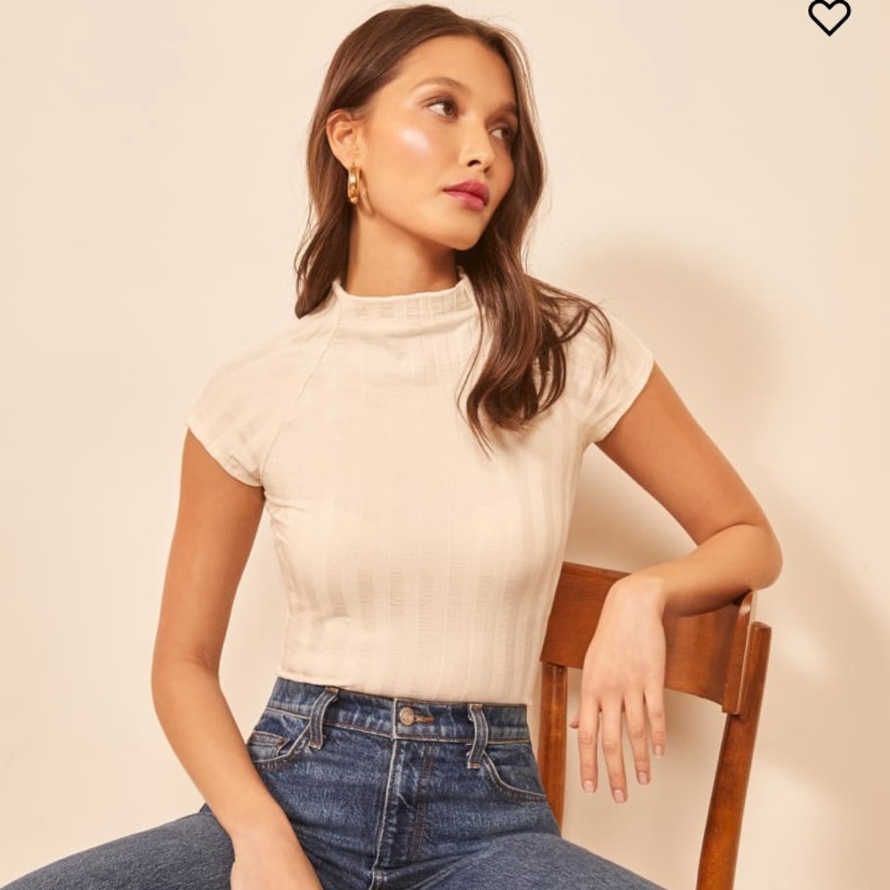 NWT original package Reformation Giselle Top M